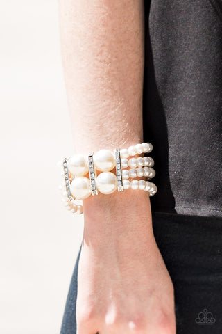 Romance Remix - White - Paparazzi Accessories