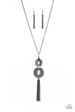 Timelessly Tasseled - Black - Paparazzi Accessories