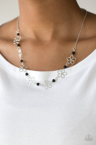 Always Abloom - Black - Paparazzi Accessories