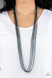 Colorful Calamity - Blue - Paparazzi Accessories