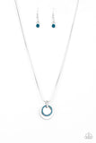Front and CENTERED - Blue- Paparazzi Accessories