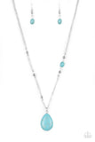 Peaceful Prairies - Blue - Paparazzi Accessories