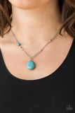 Peaceful Prairies - Blue - Paparazzi Accessories