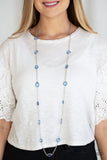 Glassy Glamorous - Blue - Paparazzi Accessories