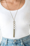 Ready, Set, GEO! - Brass - Paparazzi Accessories