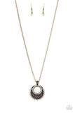 Net Worth - Brass - Paparazzi Accessories
