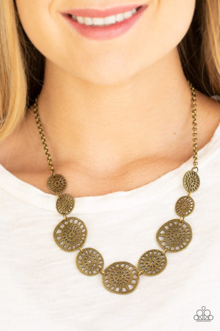 Your Own Free WHEEL - Brass - Paparazzi Accessories