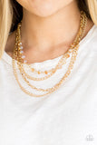Extravagant Elegance - Gold - Paparazzi Accessories