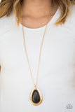 BADLAND To The Bone - Gold - Paparazzi Accessories