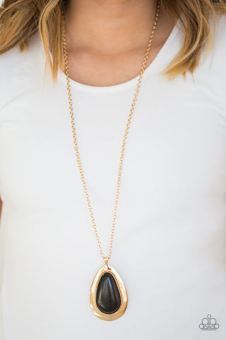 BADLAND To The Bone - Gold - Paparazzi Accessories