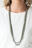 Colorful Calamity - Green - Paparazzi Accessories