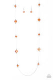Champagne On The Rocks - Orange - Paparazzi Accessories