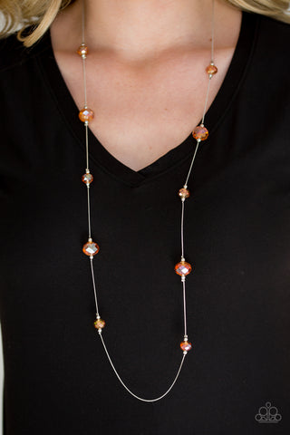 Champagne On The Rocks - Orange - Paparazzi Accessories