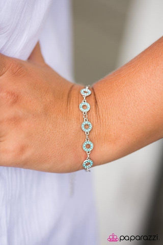 Aqua Bracelet - Paparazzi Accessories