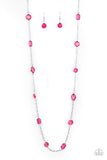 Glassy Glamorous - Pink - Paparazzi Accessories