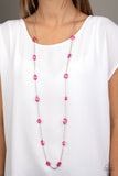 Glassy Glamorous - Pink - Paparazzi Accessories