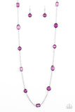 Glassy Glamorous - Purple - Paparazzi Accessories