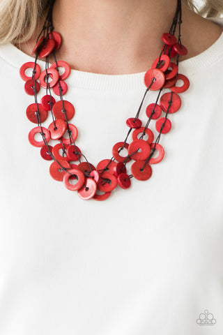Wonderfully Walla Walla - Red - Paparazzi Accessories