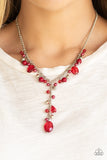 Crystal Couture - Red - Paparazzi Accessories