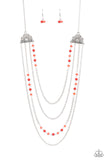 Pharaoh Finesse - Red - Paparazzi Accessories
