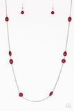 Pacific Piers - Red - Paparazzi Accessories