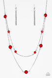 Raise Your Glass - Red - Paparazzi Accessories