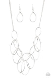 Top-TEAR Fashion - Silver - Paparazzi Accessories