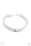 Put On Your Party Dress - Silver - Paparazzi Accessories
