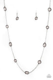 Glassy Glamorous - Silver - Paparazzi Accessories