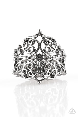 Victorian Valor - Black - Paparazzi Accessories