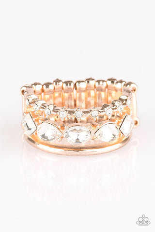 Backstage Sparkle - Rose Gold - Paparazzi Accessories