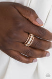 Backstage Sparkle - Rose Gold - Paparazzi Accessories