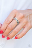 Texture Tango - Silver - Paparazzi Accessories