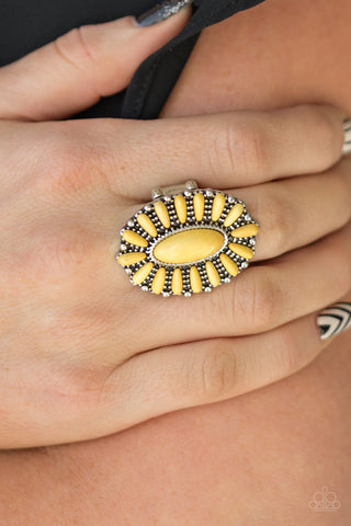 Cactus Cabana - Yellow - Paparazzi Accessories