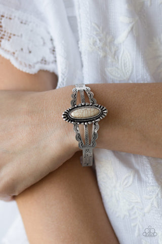 Desert Sage - White - Paparazzi Accessories
