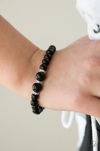 Radiantly Royal - Black - Paparazzi Accessories