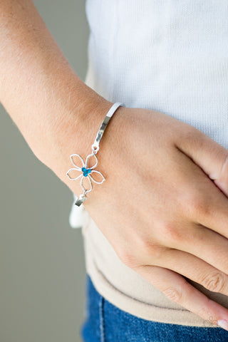 Hibiscus Hipster - Blue - Paparazzi Accessories