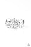 Beat Around The ROSEBUSH - Silver - Paparazzi Accessories