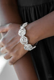 Beat Around The ROSEBUSH - Silver - Paparazzi Accessories