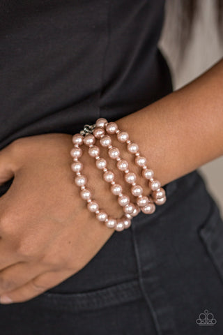 Work The BALLROOM - Brown- Paparazzi Accessories