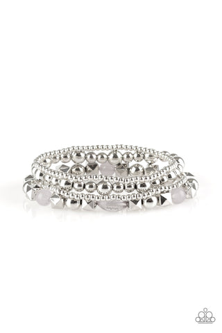 Babe-alicious - Silver - Paparazzi Accessories