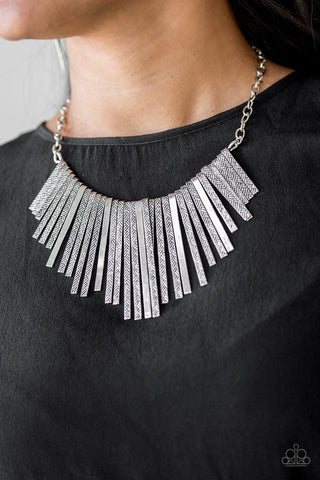 Welcome To The Pack - Silver - Paparazzi Accessories