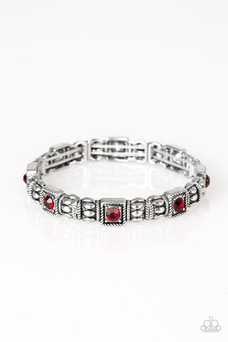 Metro Marvelous - Red - Paparazzi Accessories
