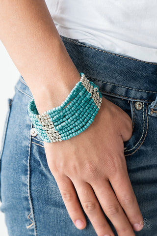 Outback Odyssey - Blue - Paparazzi Accessories