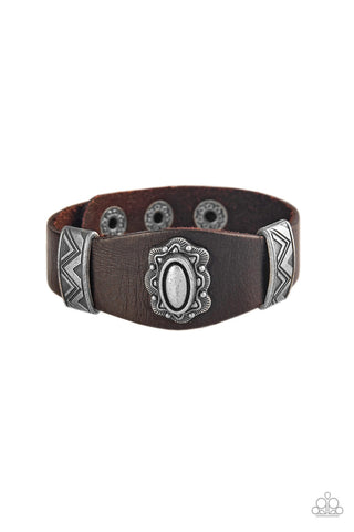 Western Romance - Brown - Paparazzi Accessories