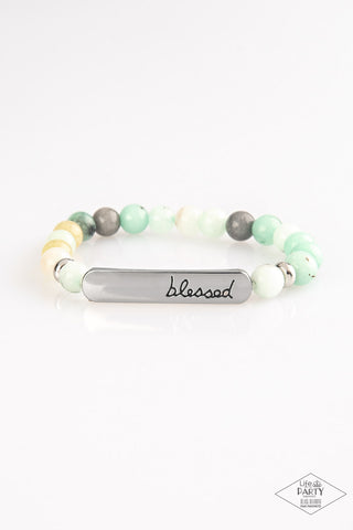Born Blessed - Green - Paparazzi Accessories