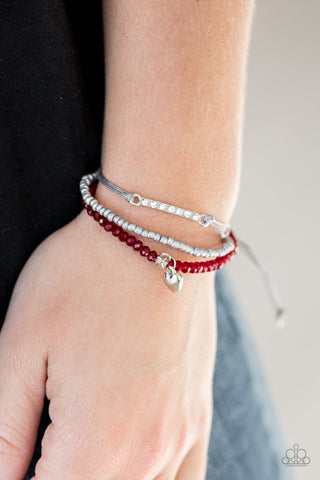 Reckless Romance - Red - Paparazzi Accessories