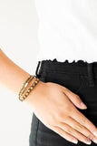 Trendy Tourist - Brass - Paparazzi Accessories