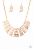 Jungle Cat Jam - Gold - Paparazzi Accessories