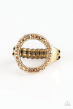 One-GLAM Band - Brass - Paparazzi Accessories